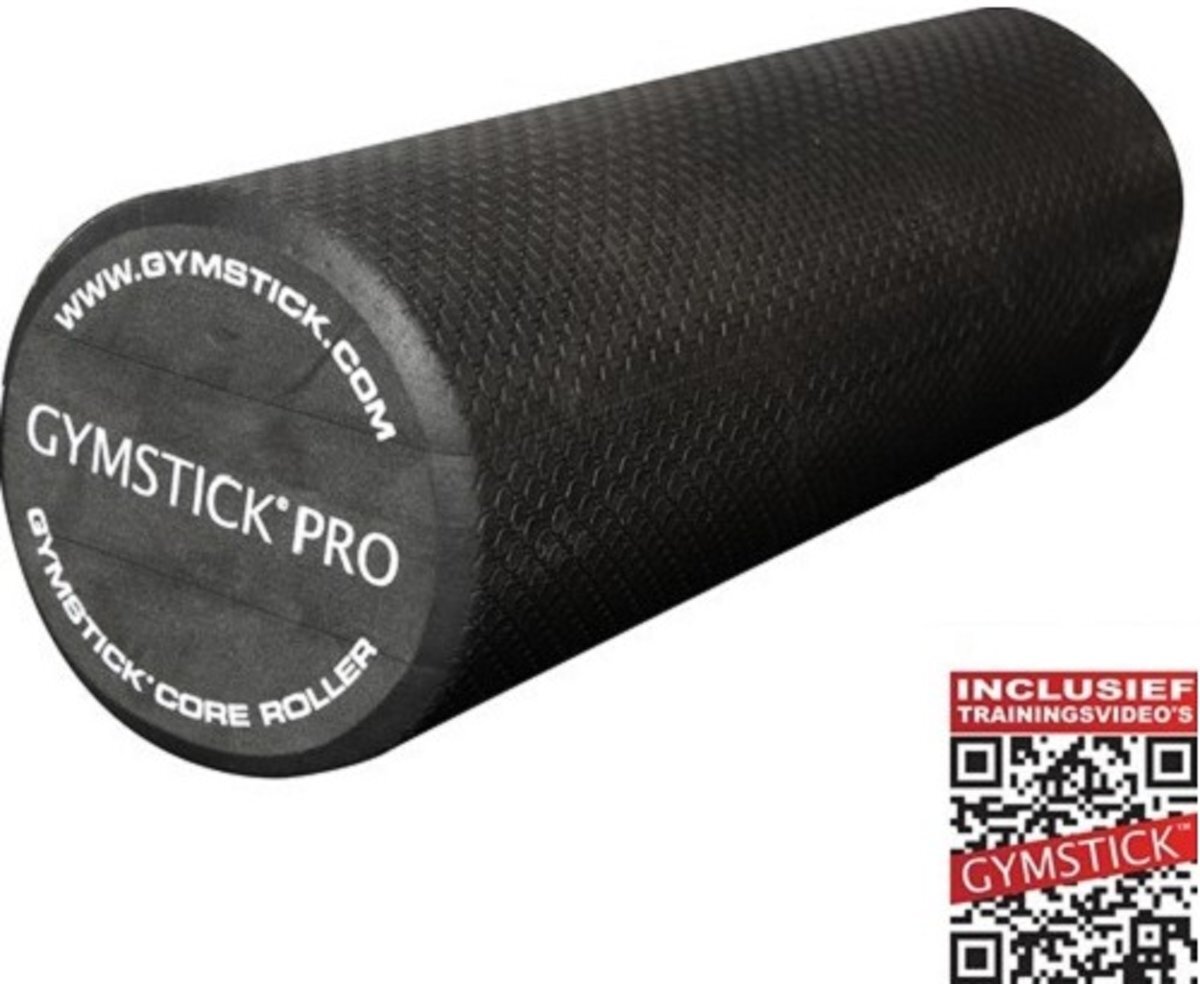 Gymstick Pro foamroller met trainingsvideo s - 45 cm