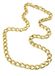 Burgmeister Jewelry Heren pantserketting roestvrij staal IPG verguld 45cm lang JBM1158-459