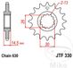 JT Sprockets JTF330.15 15T stalen voortandwiel