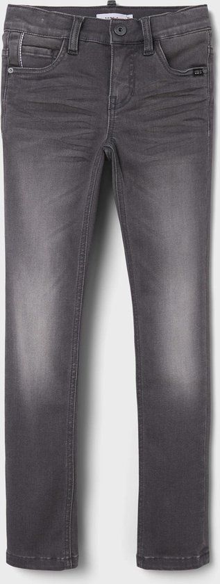 NAME IT NKMTHEO XSLIM JEANS - Jongens Jeans - Maat 164 - Dark Grey Denim