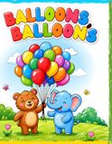 Balloons, balloons: My First Big Coloring Book for Toddlers (Ages 2-4) Simple, Bold Shapes for Little Hands