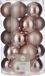 House of Seasons Boules de Noël Doux Rose Clair - 50x boules de Noël en plastique - rose clair - 8 cm - incassable