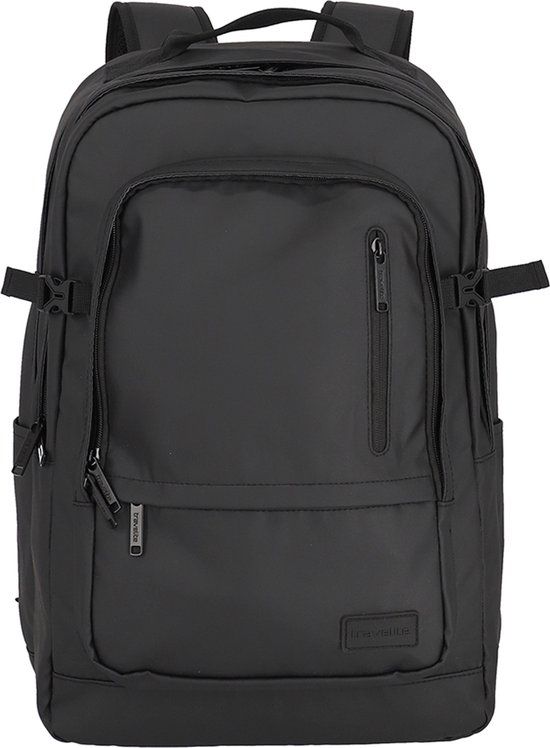 Travelite Basic Backpack - 28L - Black - 15.6 inch Laptop Compartment