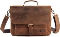 HAROLD'S Leren Business tas Afzonderlijke gevallen Antic Briefcase Nature Bruine