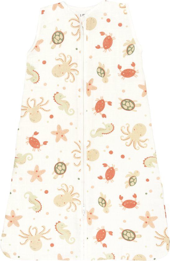 Little Boo Icecream Slaapzak Hydrofiel Oatmeal 70cm Zomerslaapzak