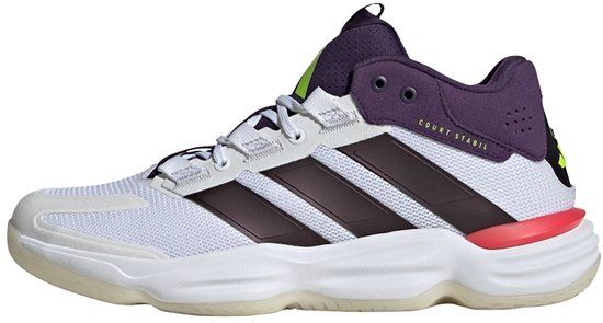 adidas Performance Court Stabil Indoor Schoenen - Heren - Wit