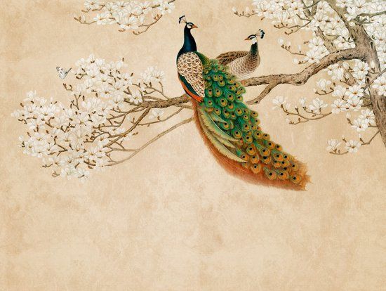 PAUWEN Fotobehang - 3,71 x 2,80 meter - A.S. Création Metropolitan Stories "The Wall" - Vlies/Vinyl - Botanisch & Tropisch/Landelijk