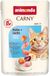 animonda Carny Kattenvoer nat kip + zalm portiezak (12 x 85 g) | Graanvrij kattennatvoer zonder suiker voor volwassen katten met vlezige ingrediënten, praktische portiezak