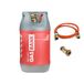 Zatechs Ensemble de bouteilles de gaz GPL 11 kg Composite DUO rechargeables