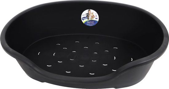 KARLIE-FLAMINGO Flamingo Domus Hondenmand - Zwart - 81 cm - Ovaal - Plastic