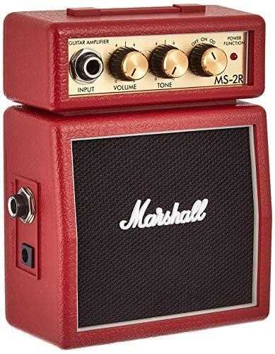 Marshall Mini Amplificatore (MS-2) Per Chitarra (Red) - 5030463063163