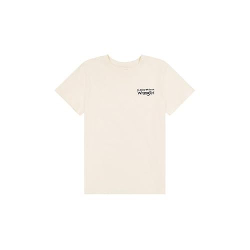 Wrangler Graphic Tee T-shirt - Dames - Vintage Wit - XS