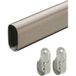 Tubes pour armoire gris titane 30 x 15 x 2000, avec support