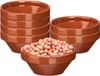 La Dehesa Soepkommen / serveer schaaltje - 8x - terracotta - D15 x 6 cm - aardewerk