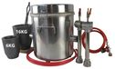 OEM Propane smeltoven, 16 kg, met dubbele brander, 2 gietvormen, voor metaal