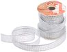 DUE ESSE CHRISTMAS SRL lint zilver, 1 cm x 3 m