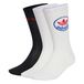 ADIDAS ORIGINALS Chaussettes 'Trefoil' bleu / rouge / noir / blanc
