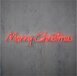 Luca Lighting Neon Light Merry Christmas 94cm Red
