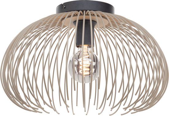 Eglo Venezuela-A Plafondlamp - E27 - Ø 38,5 cm - Zandkleur