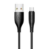 DEALY USAMS U18 - MicroUSB Kabel - 1m - Snel Opladen - Zwart