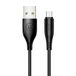 USAMS U18 - Câble MicroUSB - 1m - Charge Rapide - Noir