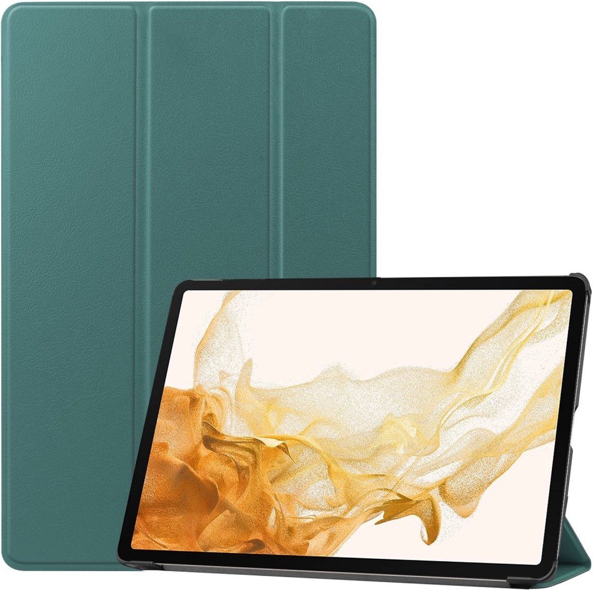 Lunso Samsung Galaxy Tab S7 Plus / Tab S8 Plus / - / Groen
