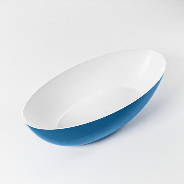 Mondiaz FLOAT Vrijstaand Bad - 170x80cm - Jeans/Talc