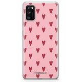 ERT GROUP mobiel telefoonhoesje voor Samsung A41 origineel en officieel erkend Babaco patroon Hearts 004 optimaal aangepast aan de vorm van de mobiele telefoon, hoesje is gemaakt van TPU