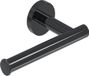 IVY Bond toiletrolhouder 15,4 x 8,5 cm, zwart chroom PVD
