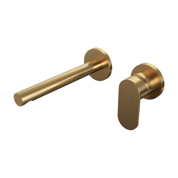 Brauer Gold Edition wastafelkraan inbouw ColdStart messing geborsteld goud