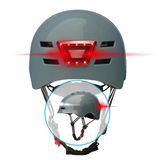 BEEPER - Helm met geïntegreerde voor- en achterlichten Kleur - Grijs, Maat - S