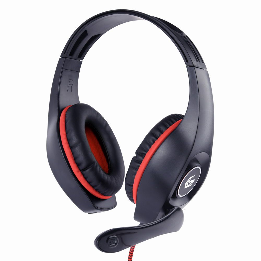 Gembird GHS-05-R Gaming Headset - Red/Black - 3.5mm