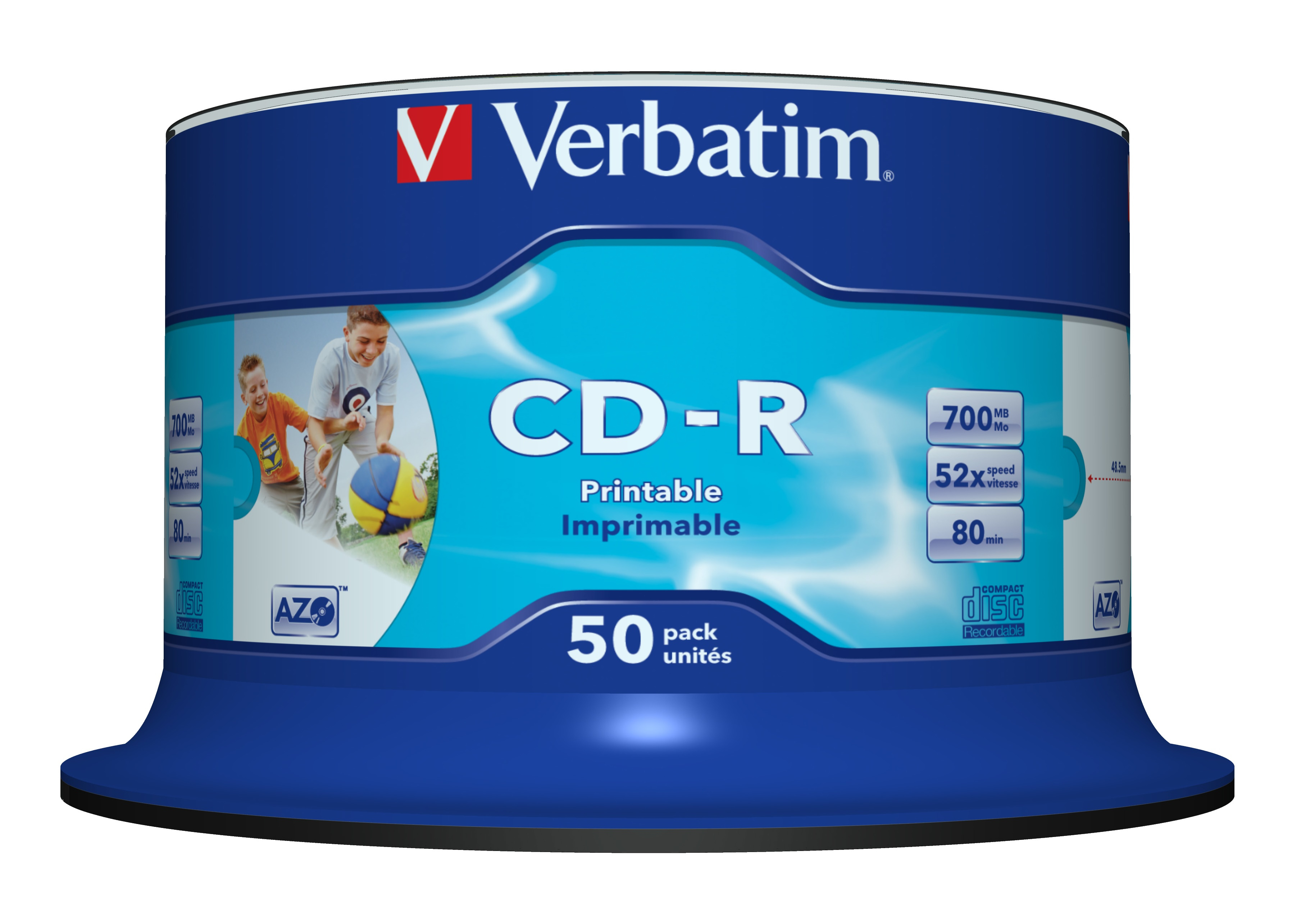Verbatim CD-R AZO Wide Inkjet Printable no ID