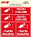 Pictogramme de ramassage 15x15 cm 4 en 1 - Vidéosurveillance