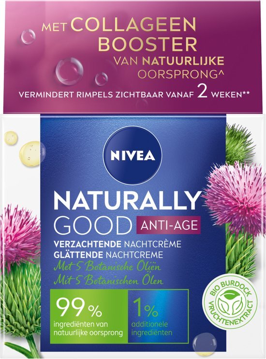 Nivea Naturally Good Anti-Age Nachtcrème