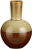 Mica Decorations Vaas Holm - Keramiek - Beige/Bruin - 28 x 42 x 28 cm