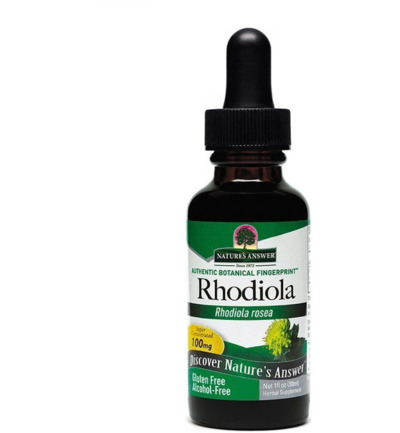 Natures Answer Rhodiola extract alcoholvrij gestandaardiseerd 30ML