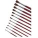 Lebez 9124 - Pinceau - rond - taille : 8 (lot de 12)
