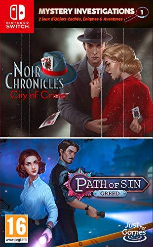 Just for Games Mystery Investigations 1 - Path of Sin: Greed + Noir Chronicles: City of Crime Nintendo Switch Game