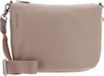 Mandarina Duck Mellow Leather Hobo Bag Warm Taupe