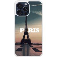 Apple Bedrukt siliconen hoesje compatibel met iPhone 15 Pro Max Paris