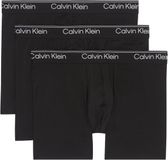 Calvin Klein 3 Pack Boxer Briefs - Microfibre Stretch - Zwart - Heren - Maat XL
