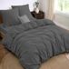 TRANKIELO® - Ensemble de literie 240x220 cm + Drap-housse 180x200 cm - Microfibre - certifié - 4 pièces