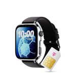 Deutsche Telekom SaveFamily SaveWatch 2 Smartwatch voor kinderen, zwart, zilver met siliconen armband