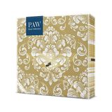 PAW Servetten 33 x 33 cm, 20 stuks - Mooie Momenten Goud