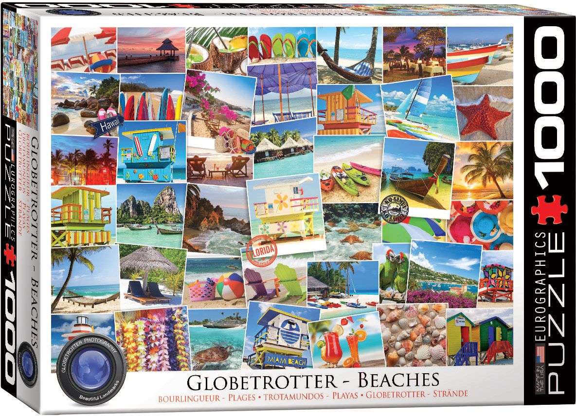 Eurographics Globetrotter Beaches 1000pcs Puzzle
