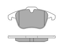 MEYLE Bremsbelagsatz, Scheibenbremse 0252412319/PD Vorderachse