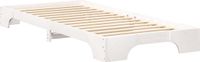 vidaXL Bedframe Wit 90 x 220 cm Massief Grenenhout