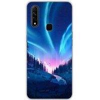 Oppo Bedrukt siliconen hoesje compatibel met Oppo A31 Tombee de nuit