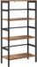 vidaXL Boekenplank 3-laags Bewerkt Hout Oud Hout 115 cm
